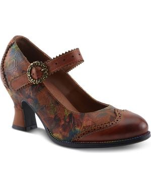 Spring Step Macias Mary Jane Pump - Brown