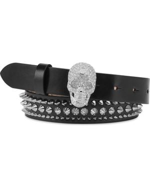 Philipp Plein Belt Skull - Black