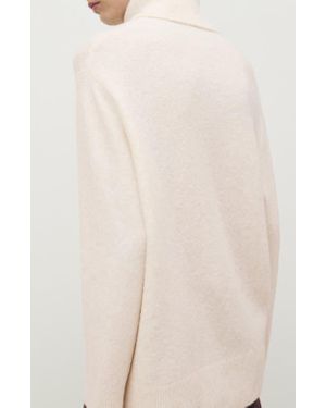 Mango Turtleneck Sweater - Natural