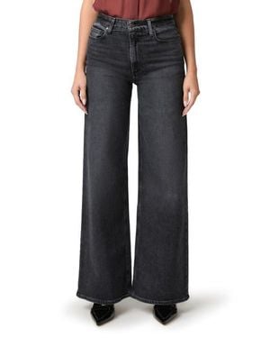 PAIGE Frances High Waist Wide Leg Jeans - Black