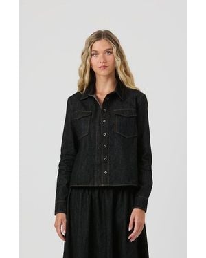 By Tess Collection Hana Blouse - Black