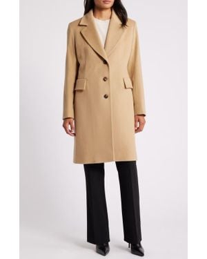 Fleurette Charlie Wool Coat - Natural