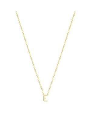 SET & STONES Cheyenne Initial Necklace - Metallic
