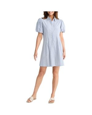 Brave+True Maria Stripe Shirtdress - Blue