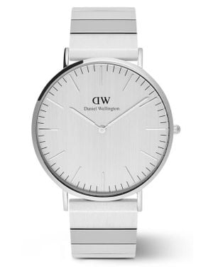 Daniel Wellington Classic Piano Link Bracelet Watch, 40Mm - Gray