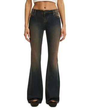 Cotton On Low Rise Bootcut Jean - Black