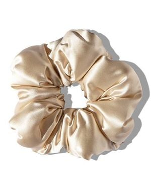 Drowsy Sleep CO Silk Padded Scrunchie - Metallic