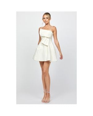 Bariano Kaelynn Bow Mini - White