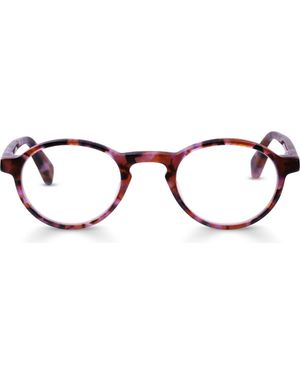 Eyebobs Board Stiff 43Mm Round Reading Glasses - Brown