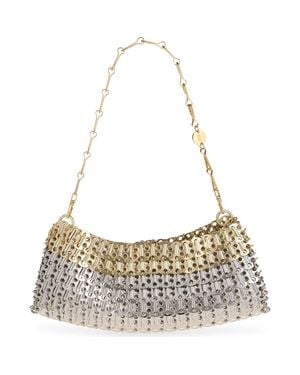 Rabanne Skyline Chain Mail East/West Shoulder Bag - Metallic