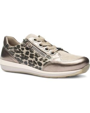 Ara Ollie Lace-Up Sneaker - Gray