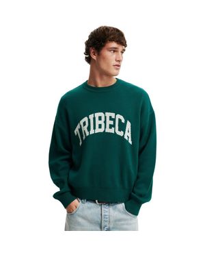 Cotton On Heritage Crew Knit - Green