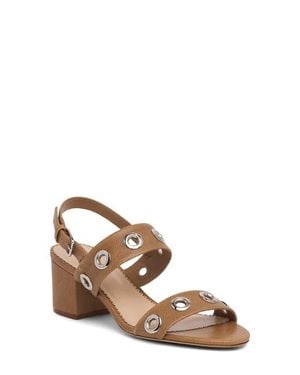 Cinq À Sept Gemma Grommet Slingback Sandal - Brown