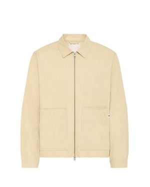 Solid Tywin Cotton Chore Jacket - Natural