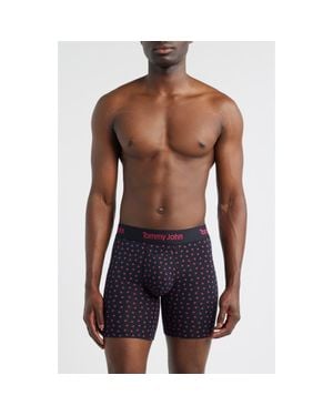 Tommy John Second Skin 4-Inch Boxer Briefs - Blue