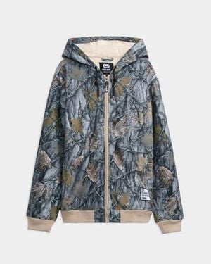 Ecko' Unltd Backcountry Hooded Bomber Jacket - Blue