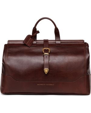 Brunello Cucinelli Leather Bag - Brown