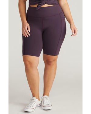 UNIVERSAL STANDARD Next-To-Naked Bike Shorts - Purple