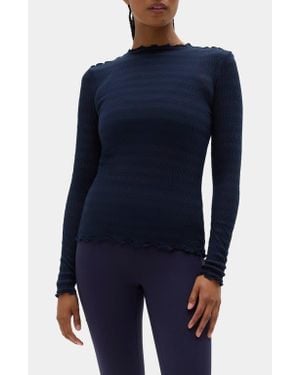 Halfdays Ynes Texture Top - Blue