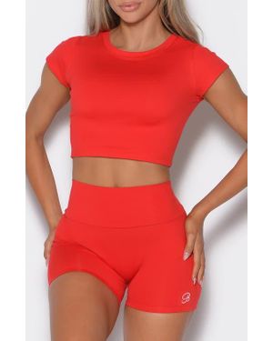 Bombshell Sportswear Fit Fam Active Tee - Red