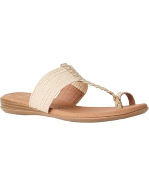 Andre Assous Neo Toe Loop Sandal - Brown