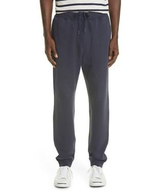 Sunspel French Terry Jogger Sweatpants - Blue