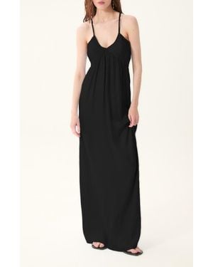 DELUC Rosello Sleeveless Maxi Dress - Black