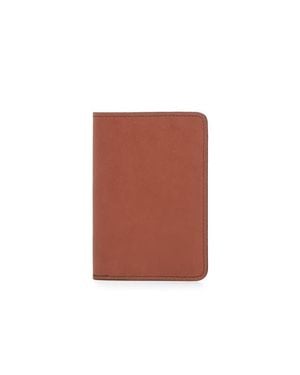 Korchmar Earhart Leather Passport Case - White