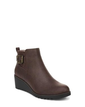 LifeStride Zayne Wedge Bootie - Brown
