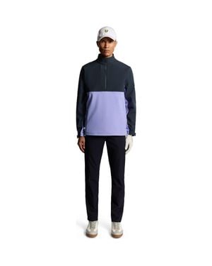 Lyle & Scott Half Zip Windbreaker Jacket - Blue