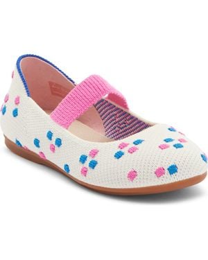 Rothy's Kids' Mary Jane Flat - Pink