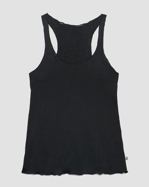 Oddobody Organic Cotton Roller Tank - Black