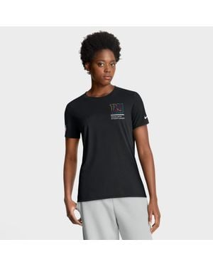 Nike New York Giants 2025 Nfl Crucial Catch Tri-Blend Dri-Fit T-Shirt - Black