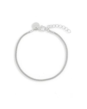 THE SIS KISS Sophia Snake Chain Bracelet - Metallic