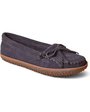 Minnetonka Kilty Tread Slipper - Blue