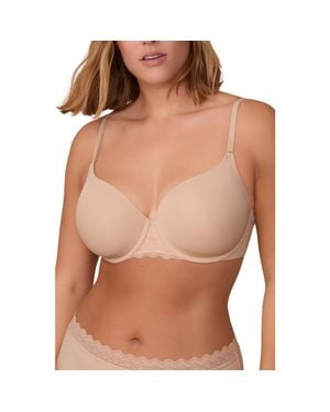 HARPER WILDE Base Lace T-Shirt Bra - Brown
