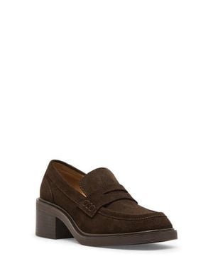 Blondo Brisa Waterproof Penny Loafer Pump - Brown