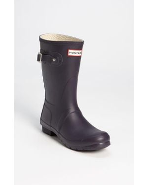 HUNTER Original Short Waterproof Rain Boot - Blue