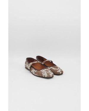 Stivali New York Tribeca Mary Jane Ballet Flat - White