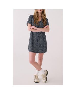 Lolë Olivie V-Neck Dress - Gray