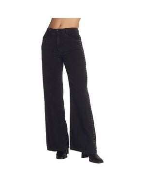 Bella Dahl Anya Studded Bootcut Jeans - Blue