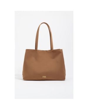 Bimba Y Lola Large Nylon Chihuahua Shopper Bag - Brown