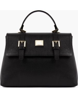 Cavalinho Muse 508 Pebbled Leather Handbag - Black