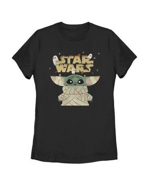 Star Wars: The Mandalorian Star Wars The Mandalorian Halloween Grogu Mummy T-Shirt - Black