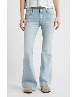 BP. Low Rise Flare Jeans - Blue