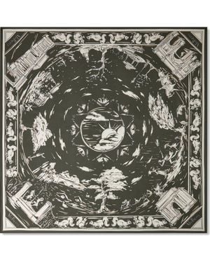 Mulberry Square Scarf - Green