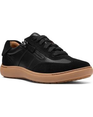 Clarks Nalle T-Toe Sneaker - Black