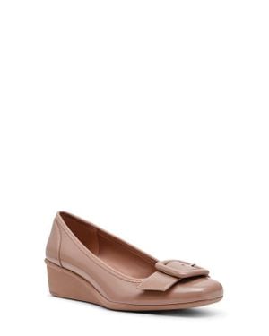 Anne Klein Wyatt Wedge Pump - Brown