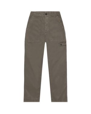 Fortela Military Style Vintage Pants - Gray