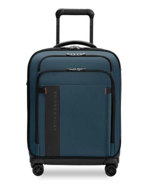Briggs & Riley Zdx Global 21-Inch Expandable Carry-On Spinner Suitcase - Blue
